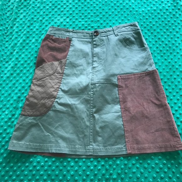 Meadow Rue Corduroy Patch Skirt - Picture 3 of 8